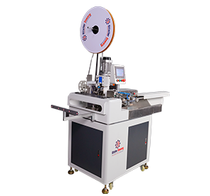 Fully Automatic Cable Cutting, Stripping, One Side Crimping, and Second Side Stripping, Twisting & Tinning Machine (0.3 to 2.5 sq mm)