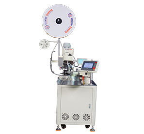 Fully automatic wire cutting & stripping & twisting and Tinning & single-head terminal crimping machine (0.3 to 2.5 sq mm)