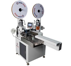 Fully automatic Wire Cutting & Crimping Machine with two side Waterproof Sealing Station, two head stripping seal inserting machine (0.3 to 2.5 sq mm)